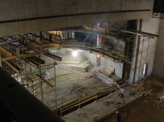 Tempe Center for the Arts construction photograph-Theater Construction