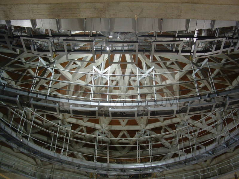 Tempe Center for the Arts construction photograph-Interior of Dome