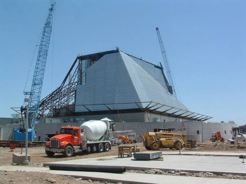 Tempe Center for the Arts construction photograph-Outside Construction