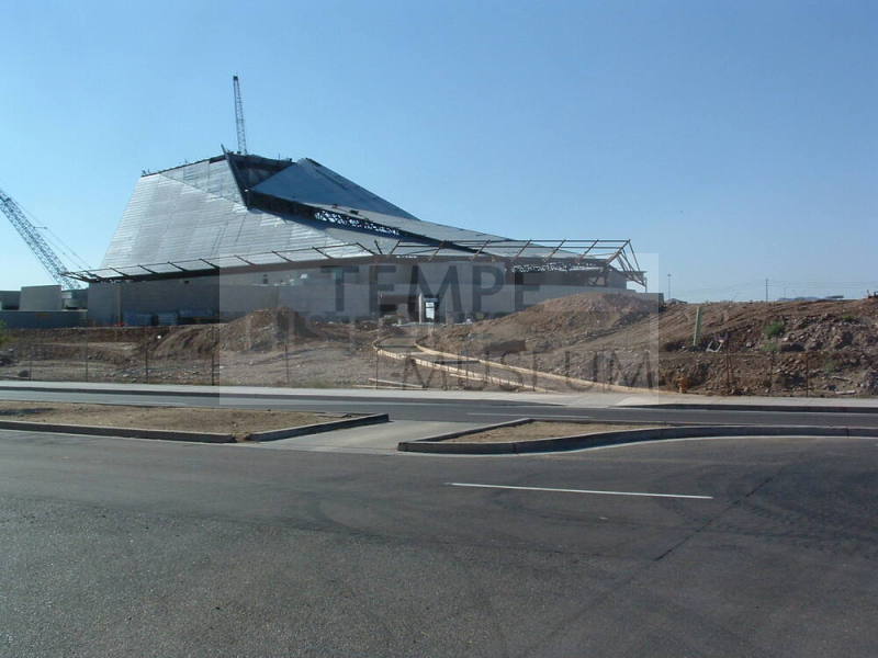Tempe Center for the Arts construction photograph- North Facing View
