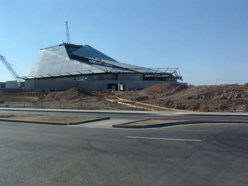 Tempe Center for the Arts construction photograph- North Facing View