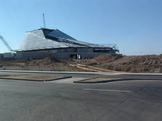 Tempe Center for the Arts construction photograph- North Facing View