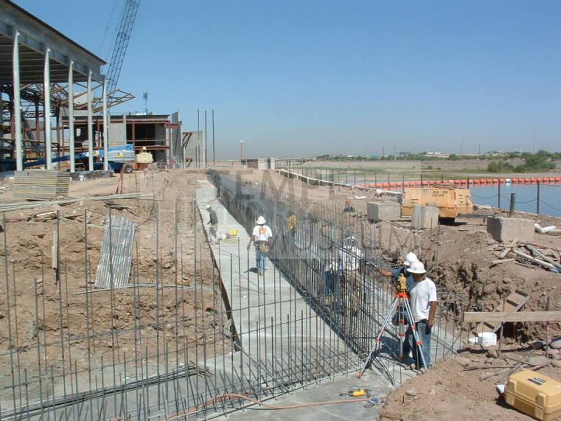 Tempe Center for the Arts construction photograph- Concrete Construction