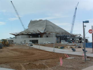 Tempe Center for the Arts construction photograph-Outside View of Construction