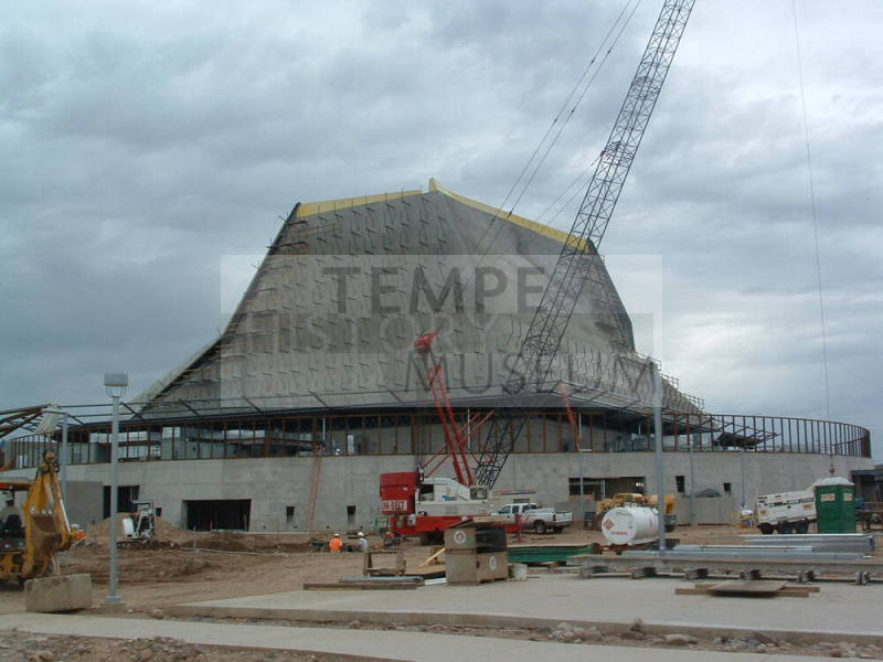 Tempe Center for the Arts construction photograph