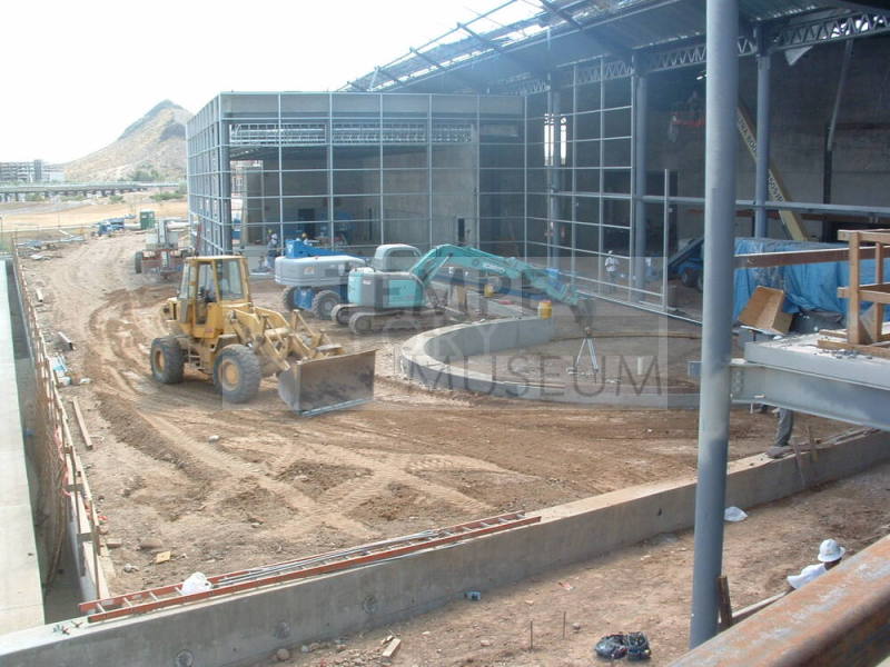 Tempe Center for the Arts construction photograph-Reflecting Pool Construction