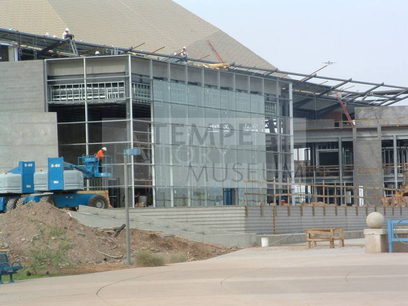 Tempe Center for the Arts construction photograph-Construction View from Outside