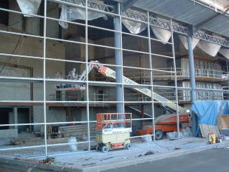 Tempe Center for the Arts construction photograph-Lobby Construction