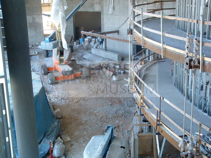 Tempe Center for the Arts construction photograph-Lobby Construction