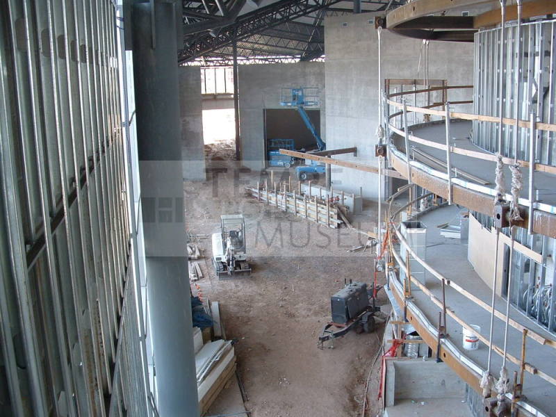 Tempe Center for the Arts construction photograph-Lobby Construction