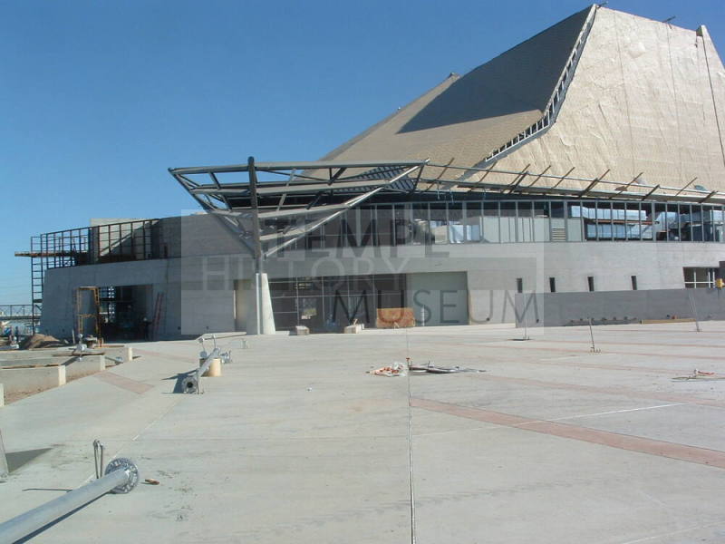 Tempe Center for the Arts construction photograph-Front Entrance