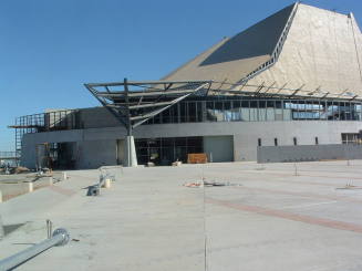 Tempe Center for the Arts construction photograph-Front Entrance