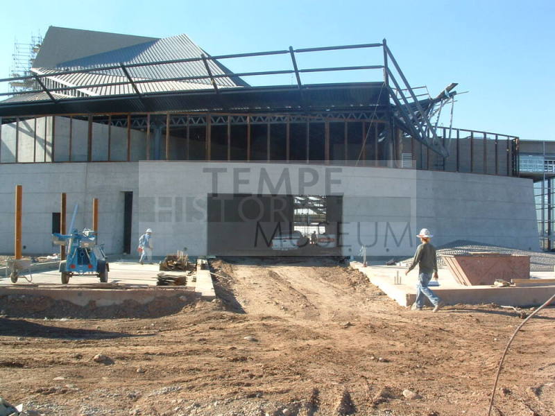 Tempe Center for the Arts construction photograph-Loading Dock Construction