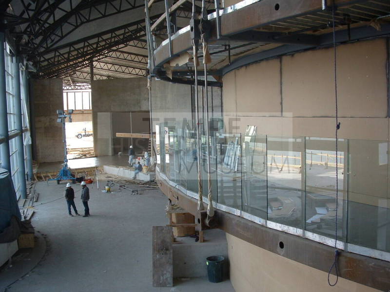 Tempe Center for the Arts construction photograph-Lobby Construction