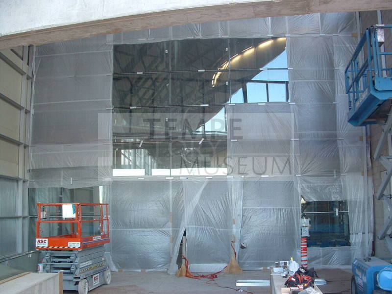 Tempe Center for the Arts construction photograph-Front Entrance