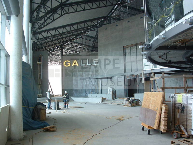 Tempe Center for the Arts construction photograph-Lobby Construction