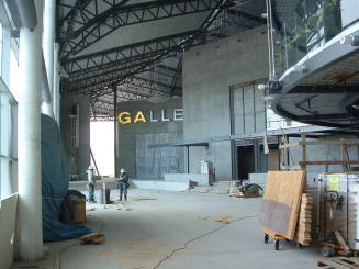 Tempe Center for the Arts construction photograph-Lobby Construction