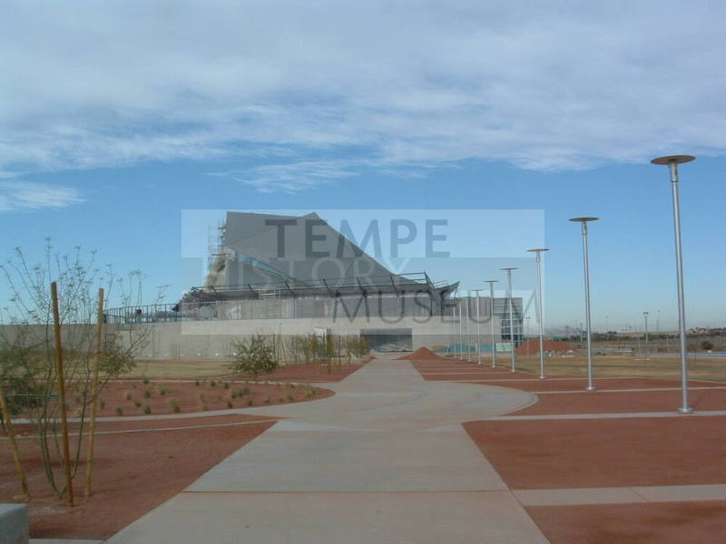 Tempe Center for the Arts construction photograph- West Facing View
