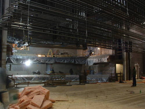 Tempe Center for the Arts construction photograph-Theater Construction