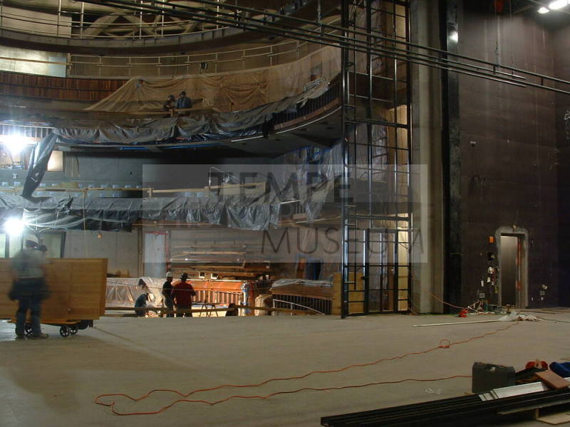 Tempe Center for the Arts construction photograph-Theater Construction