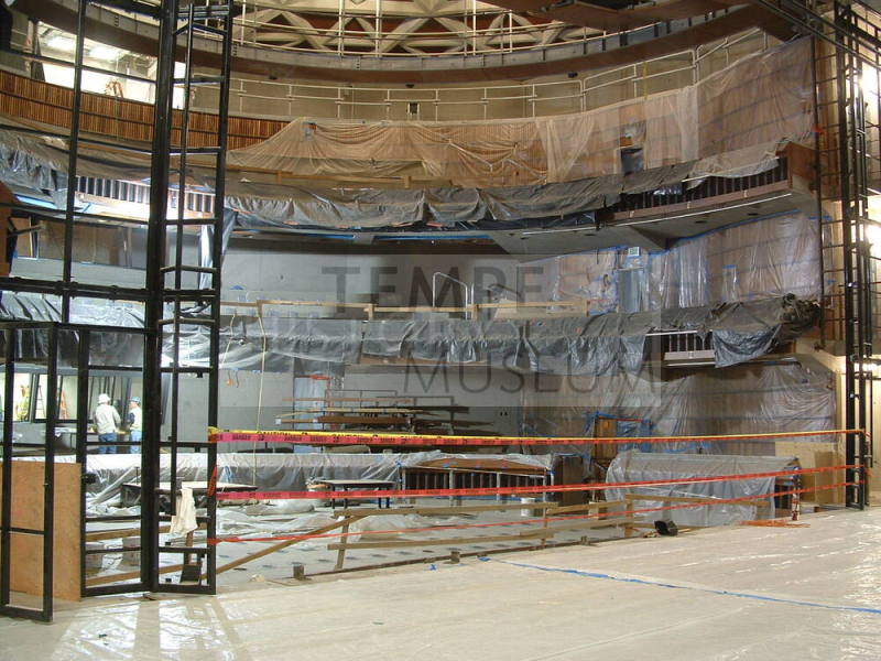 Tempe Center for the Arts construction photograph-Construction of Theater