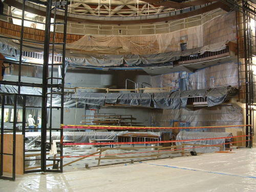 Tempe Center for the Arts construction photograph-Construction of Theater