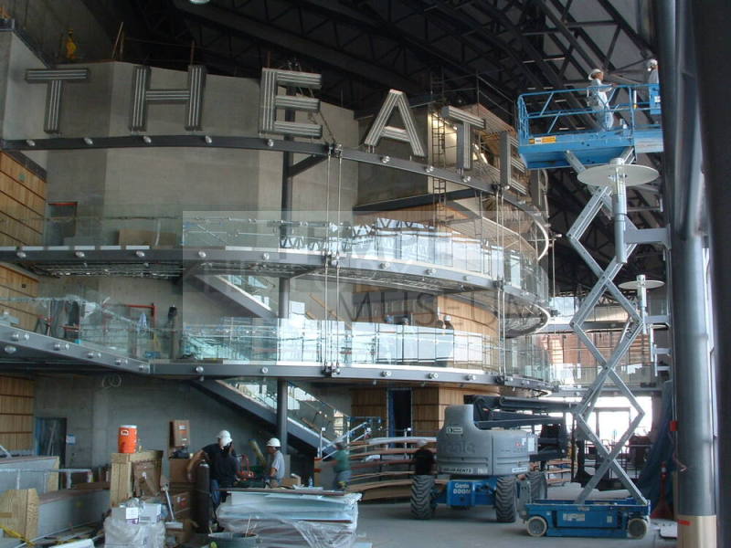 Tempe Center for the Arts construction photograph-Outside of Theater