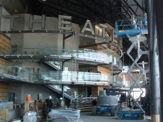 Tempe Center for the Arts construction photograph-Outside of Theater