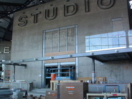 Tempe Center for the Arts construction photograph-Outside of Studio