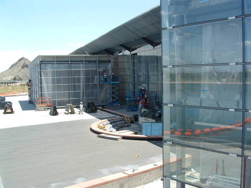 Tempe Center for the Arts construction photograph-Reflecting Pool