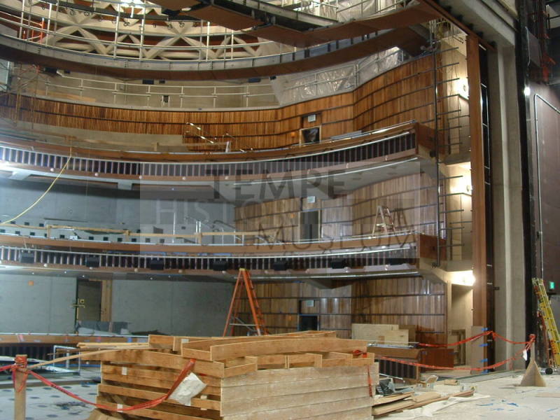 Tempe Center for the Arts construction photograph-Theater