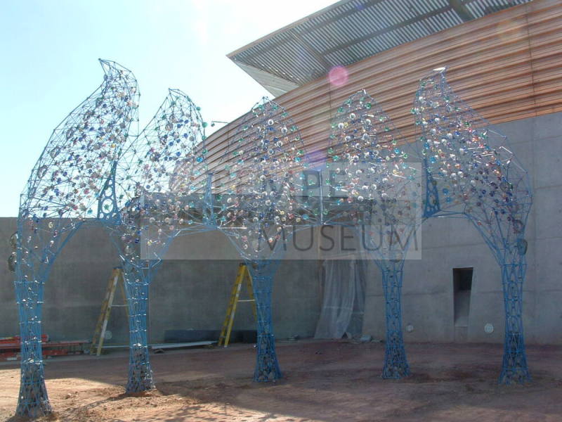 Tempe Center for the Arts construction photograph-Sculpture