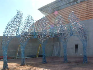 Tempe Center for the Arts construction photograph-Sculpture