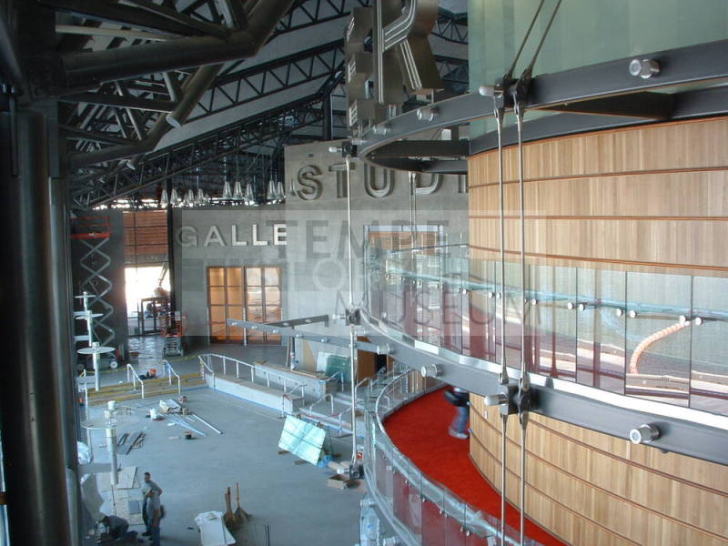 Tempe Center for the Arts construction photograph-Lobby Construction