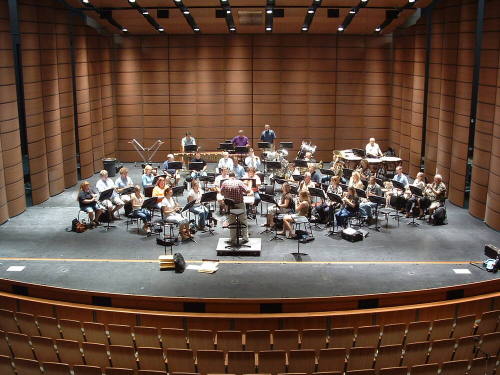 Tempe Center for the Arts construction photograph-Theater Stage