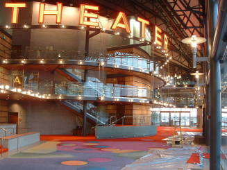 Tempe Center for the Arts construction photograph-Outside View of Theater
