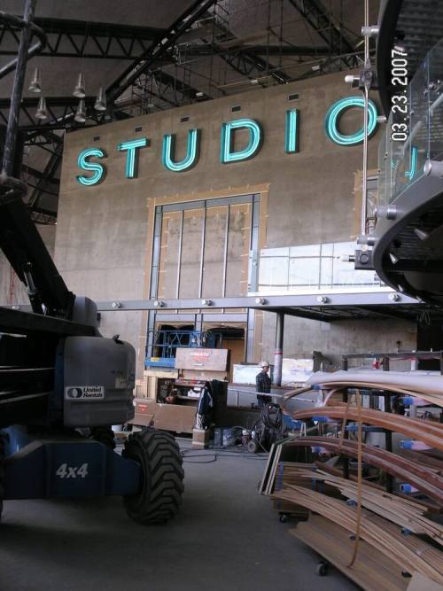 Tempe Center for the Arts construction photograph- Studio