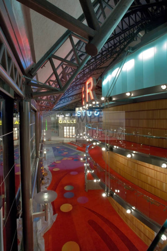 Tempe Center for the Arts construction photograph- Completed Lobby.