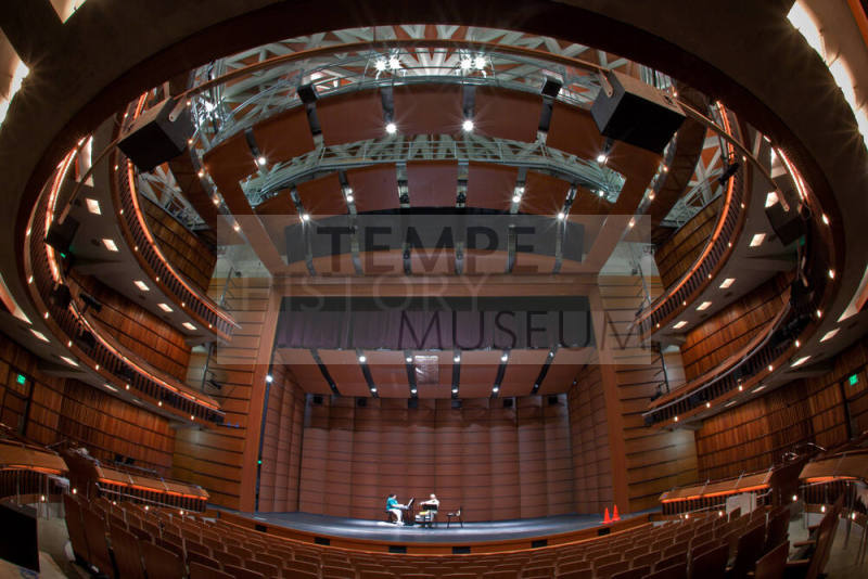 Tempe Center for the Arts construction photograph- Completed Theater