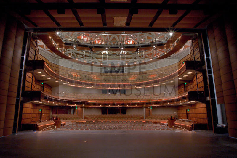 Tempe Center for the Arts construction photograph- Completed Theater