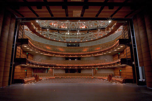 Tempe Center for the Arts construction photograph- Completed Theater