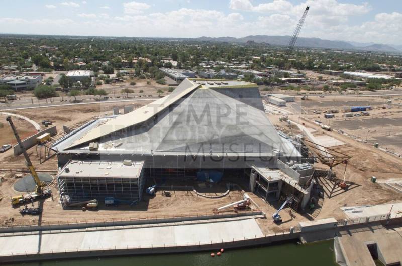 Tempe Center for the Arts construction photograph- Aerial View 2007