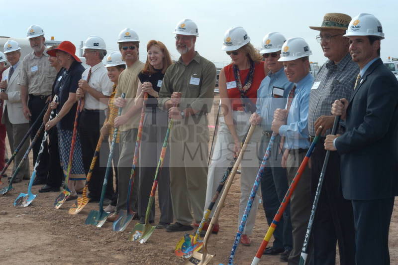 Tempe Center for the Arts construction photograph- Groundbreaking