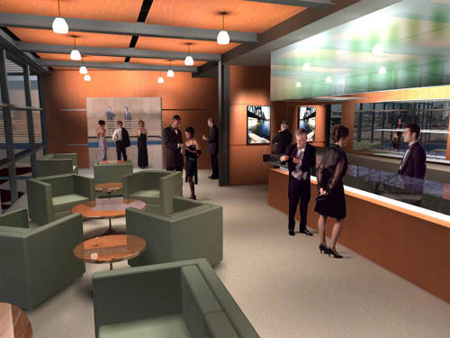 Tempe Center for the Arts Prelimnary Artist Rendering- Lounge