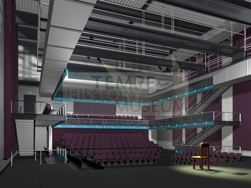 Tempe Center for the Arts Prelimnary Artist Rendering-Studio