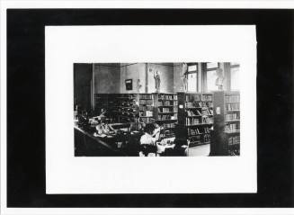 Students Working in Library