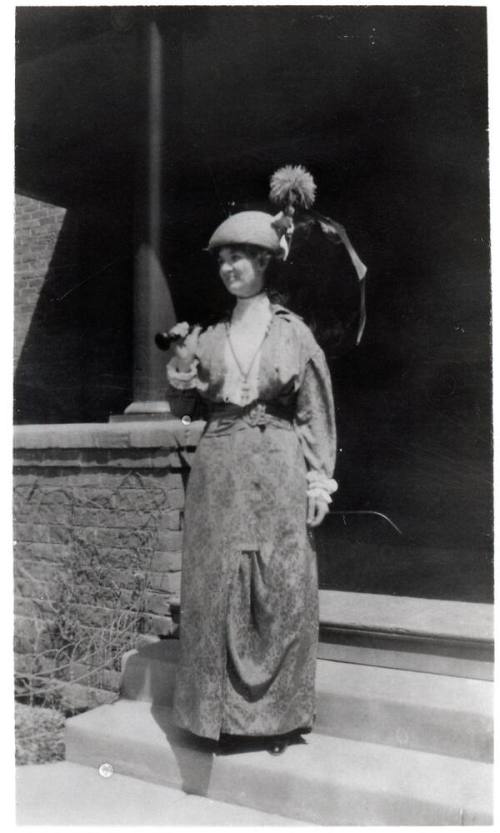 Woman on Steps
