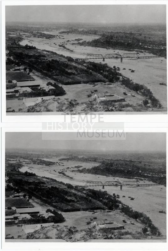 Salt River and Railroad Bridge