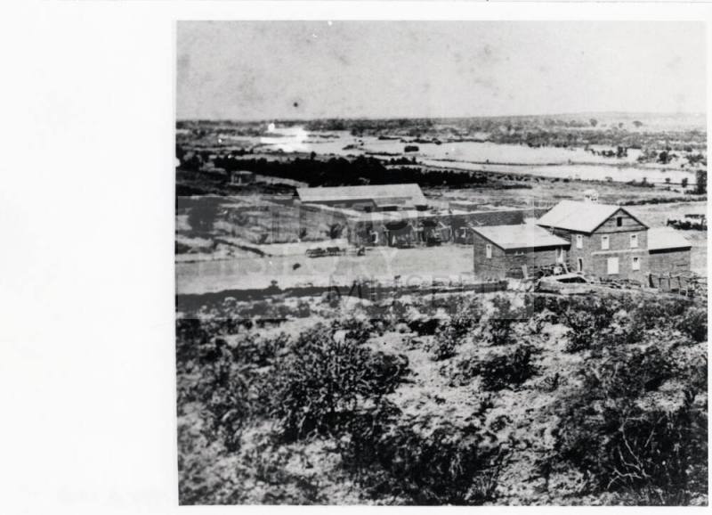 Salt River and Hayden Mill buildings