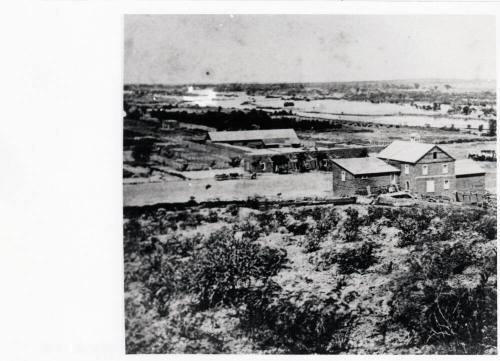 Salt River and Hayden Mill buildings